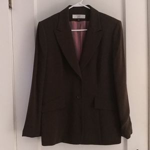 Tahari Brown Blazer Size 12